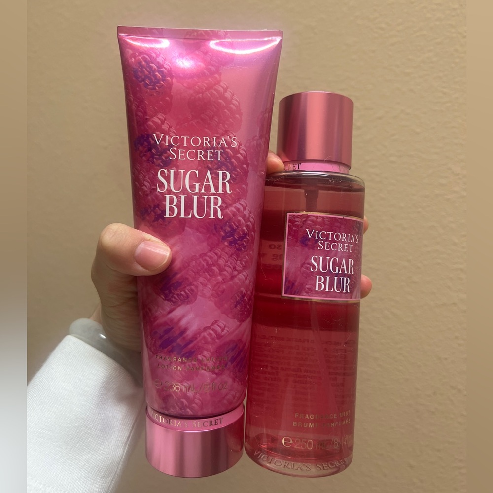 New Victoria's Secret Sugar Blur Body Lotion & Mist Lot